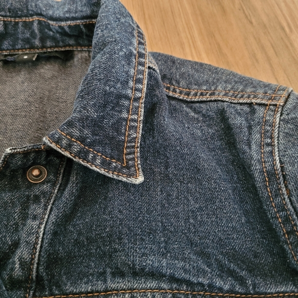 Women's Contrast Denim Jacket Size Small - Picture 4 of 10